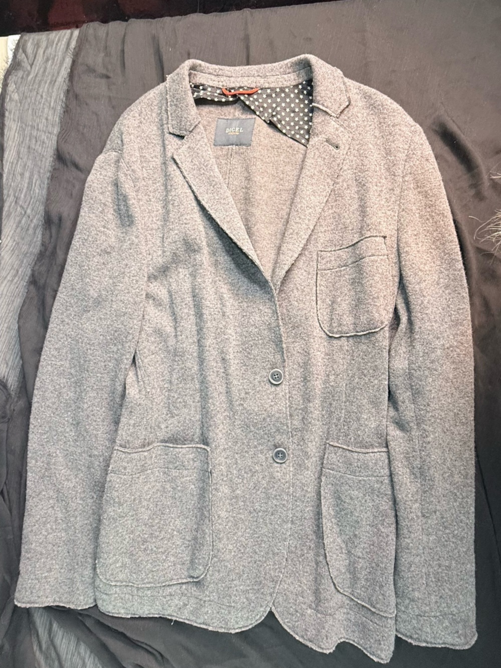 DIGEL MOVE mens Casual GREY BLAZER JACKET | Size 50 UK | Slimming